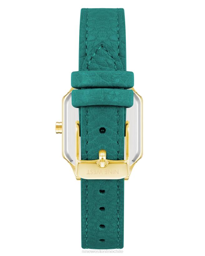 Nine West reloj con correa con dije del logo 2Z2T2860 verde azulado Nine West chile outlet