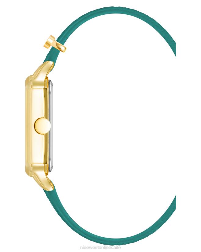Nine West reloj con correa con dije del logo 2Z2T2860 verde azulado Nine West chile outlet