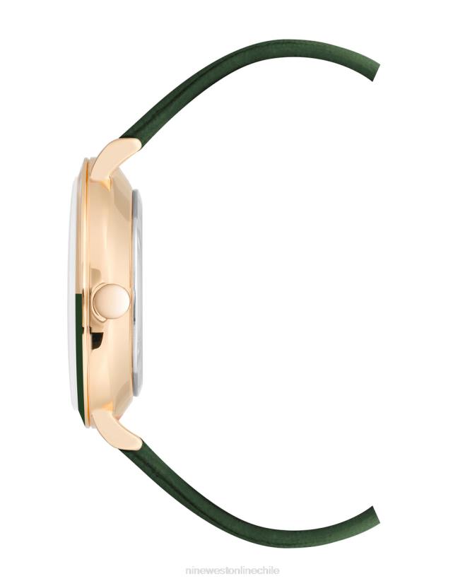 Nine West reloj con correa de bisel de dos tonos 2Z2T2870 verde Nine West zapatillas chile