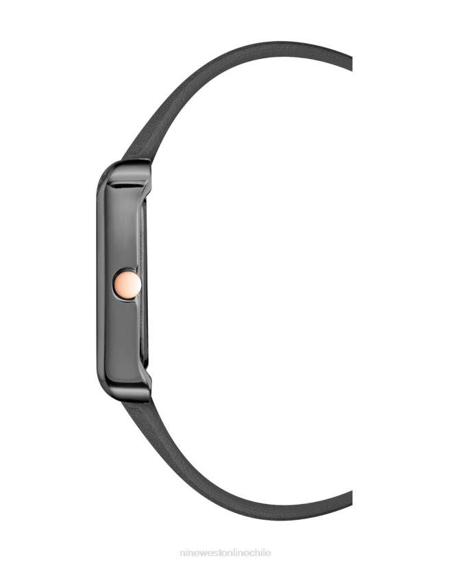 Nine West reloj con correa de caja rectangular 2Z2T2901 negro Nine West chile carteras