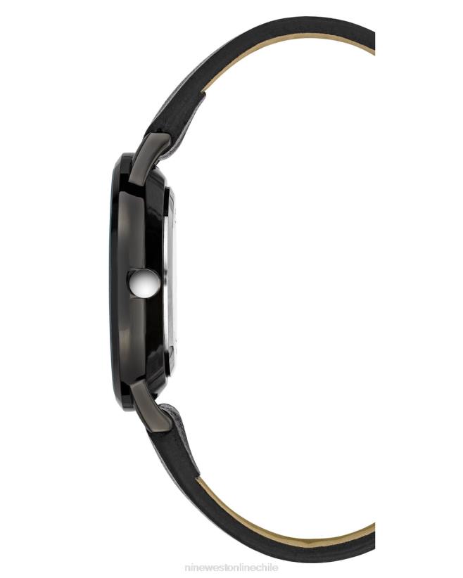 Nine West reloj con correa en contraste 2Z2T2887 tono plateado y negro Nine West sandals