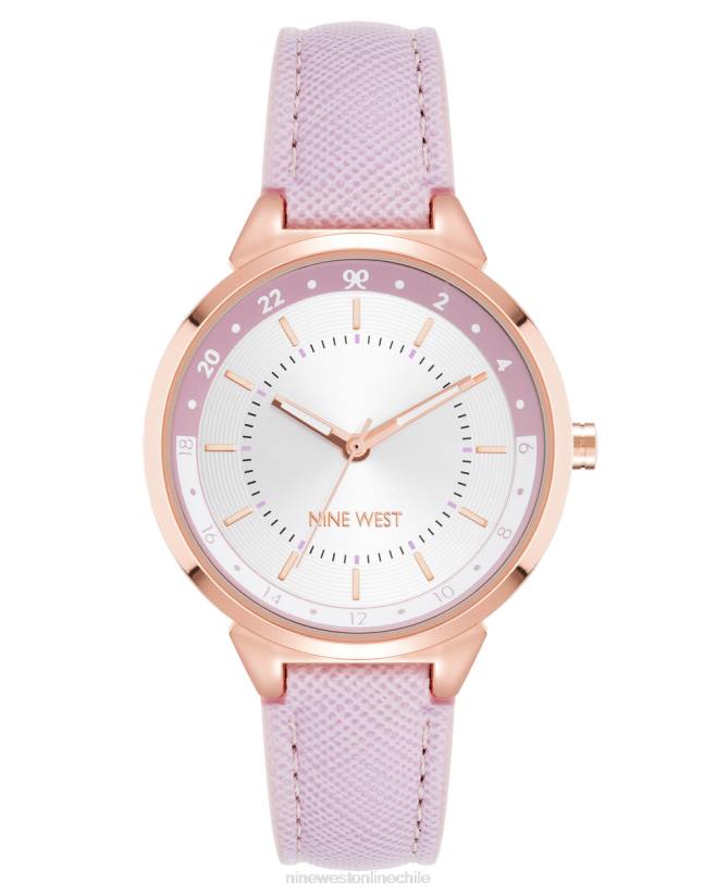 Nine West reloj con correa saffiano 2Z2T2871 lavanda Nine West chile carteras