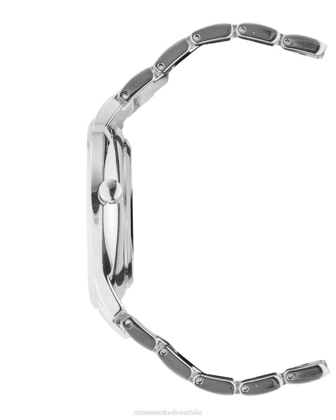 Nine West reloj con esfera degradada y purpurina 2Z2T2878 tono plateado Nine West chile outlet