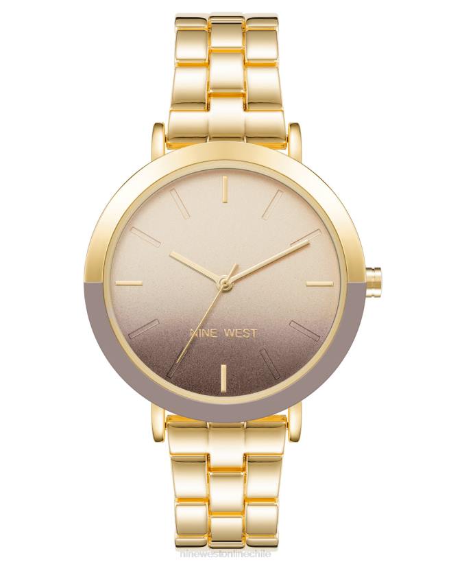 Nine West reloj con pulsera con bisel de dos tonos 2Z2T2864Nine West zapatillas chile