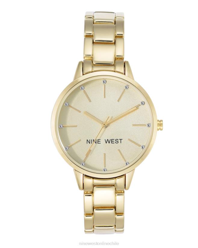 Nine West reloj con pulsera con detalles de cristal 2Z2T2896 tono dorado Nine West chile outlet