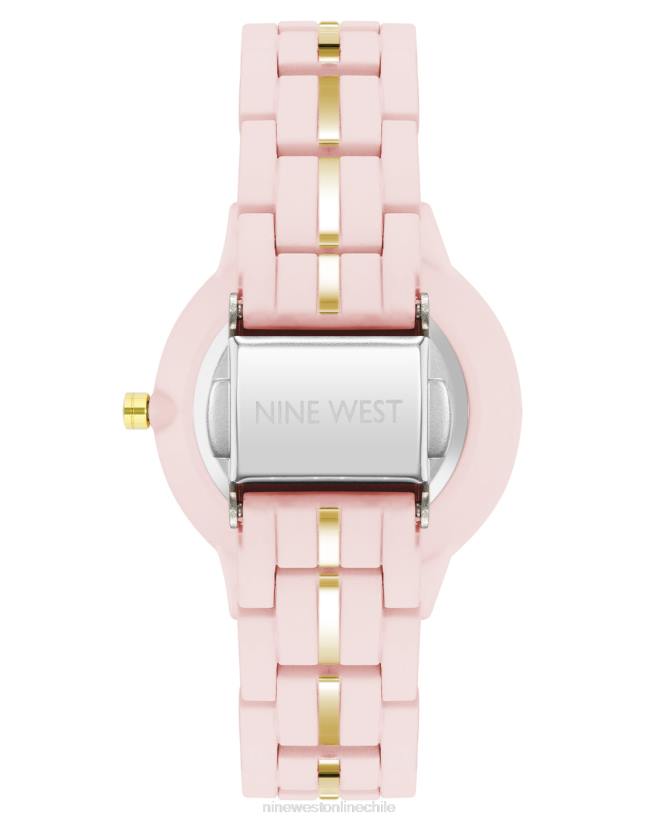 Nine West reloj con pulsera de goma con detalles metálicos 2Z2T2904Nine West shoes