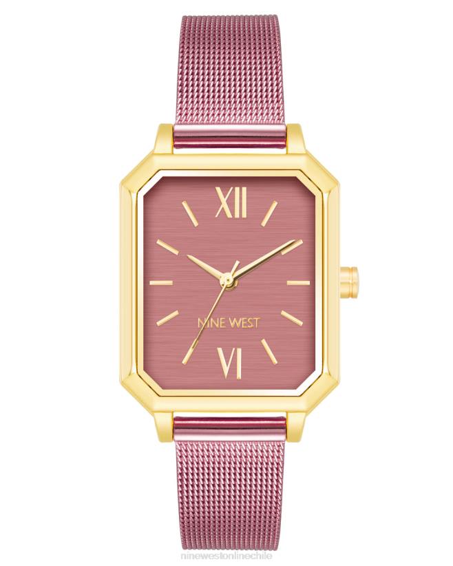 Nine West reloj con pulsera de malla y caja octogonal 2Z2T2890 rosa Nine West chile outlet