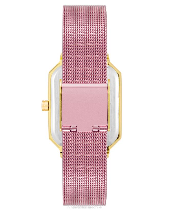 Nine West reloj con pulsera de malla y caja octogonal 2Z2T2890 rosa Nine West chile outlet