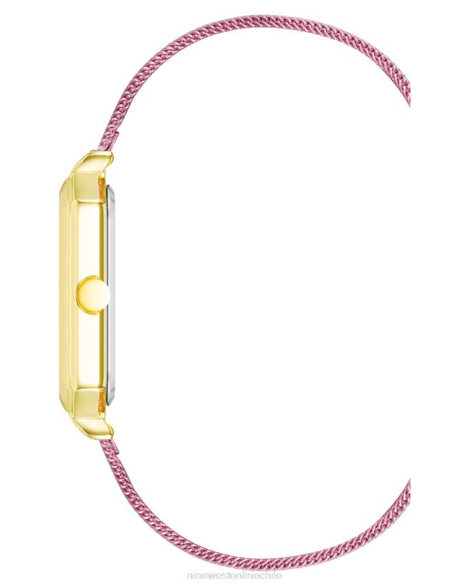 Nine West reloj con pulsera de malla y caja octogonal 2Z2T2890 rosa Nine West chile outlet
