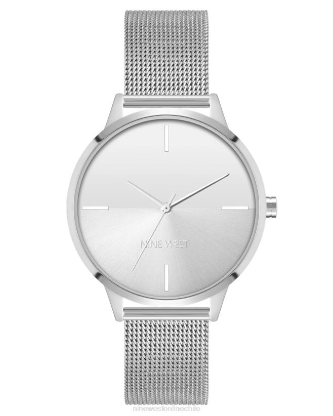 Nine West reloj con pulsera de malla y esfera dividida 2Z2T2897Nine West cartera negra