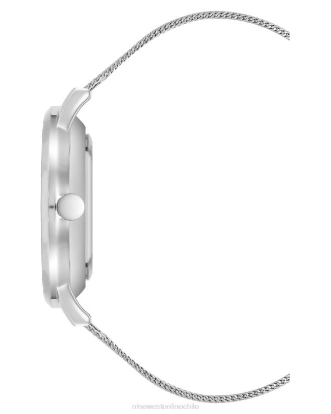 Nine West reloj con pulsera de malla y esfera dividida 2Z2T2897Nine West cartera negra