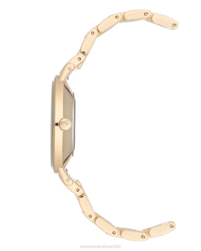 Nine West reloj con pulsera y esfera floral 2Z2T2866 tono dorado Nine West chile outlet