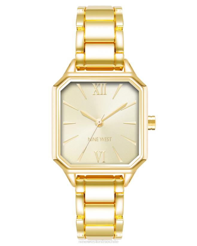 Nine West reloj de pulsera con caja cuadrada 2Z2T2859 tono dorado Nine West chile carteras