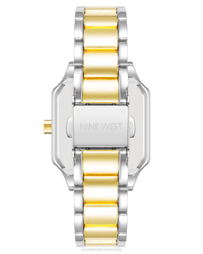 Nine West reloj de pulsera con caja cuadrada 2Z2T2872 dos tonos Nine West chile outlet