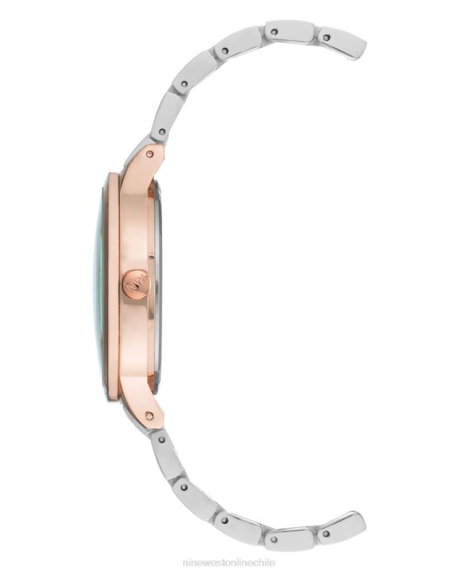 Nine West reloj de pulsera con caja en contraste 2Z2T2888 tono plateado Nine West zapatillas chile