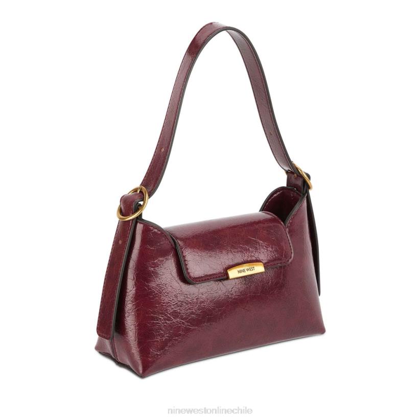 Nine West bolso de hombro effie con solapa 2Z2T2775 merlot Nine West chile carteras