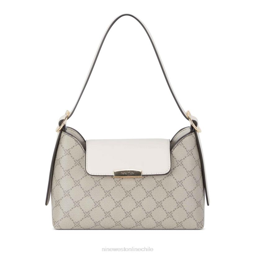 Nine West bolso de hombro effie con solapa 2Z2T2788 logotipo beige/leche Nine West chile outlet