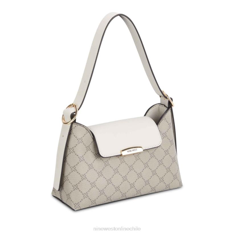 Nine West bolso de hombro effie con solapa 2Z2T2788 logotipo beige/leche Nine West chile outlet