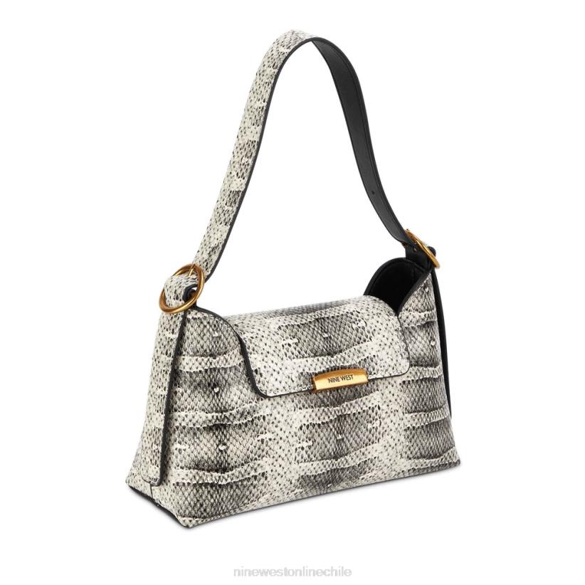 Nine West bolso de hombro effie con solapa 2Z2T2813 natural Nine West cartera negra