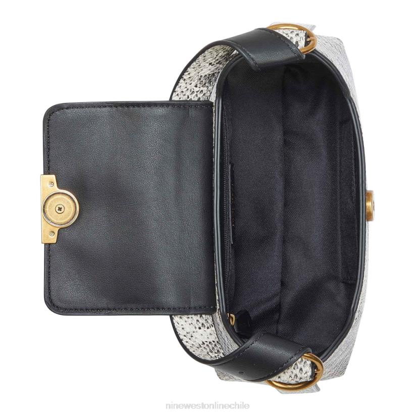 Nine West bolso de hombro effie con solapa 2Z2T2813 natural Nine West cartera negra