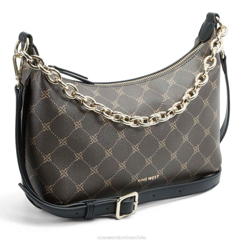 Nine West bolso de hombro ronnie con cremallera superior 2Z2T2678 marrón/negro Nine West zapatillas chile