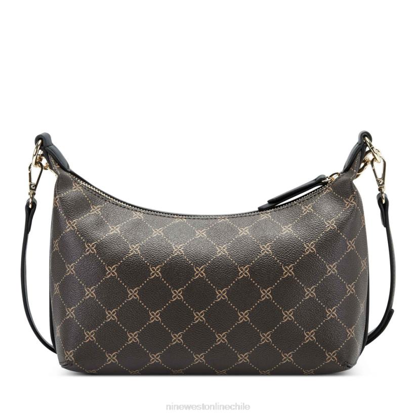 Nine West bolso de hombro ronnie con cremallera superior 2Z2T2678 marrón/negro Nine West zapatillas chile