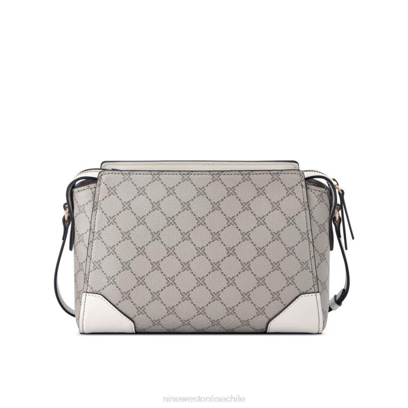 Nine West bandolera brooklyn jet set 2Z2T2647 logotipo beige/leche Nine West sandals