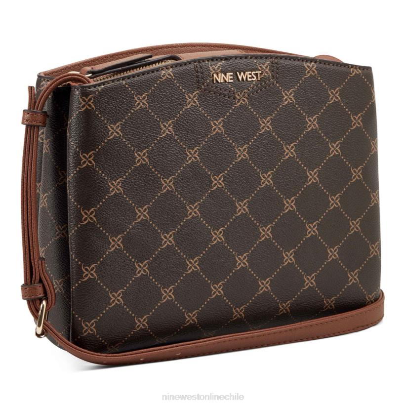 Nine West bandolera jorie mini jet set 2Z2T2648 logotipo marrón/bronceado Nine West zapatillas chile
