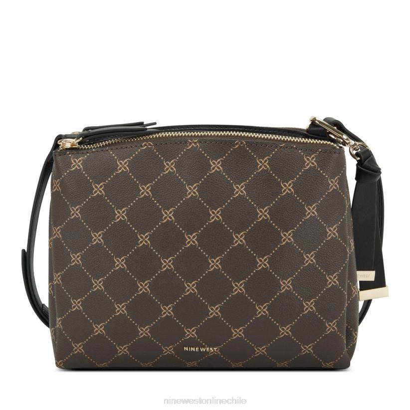 Nine West bandolera levona mini a-list 2Z2T2683 logotipo marrón/negro Nine West sandals