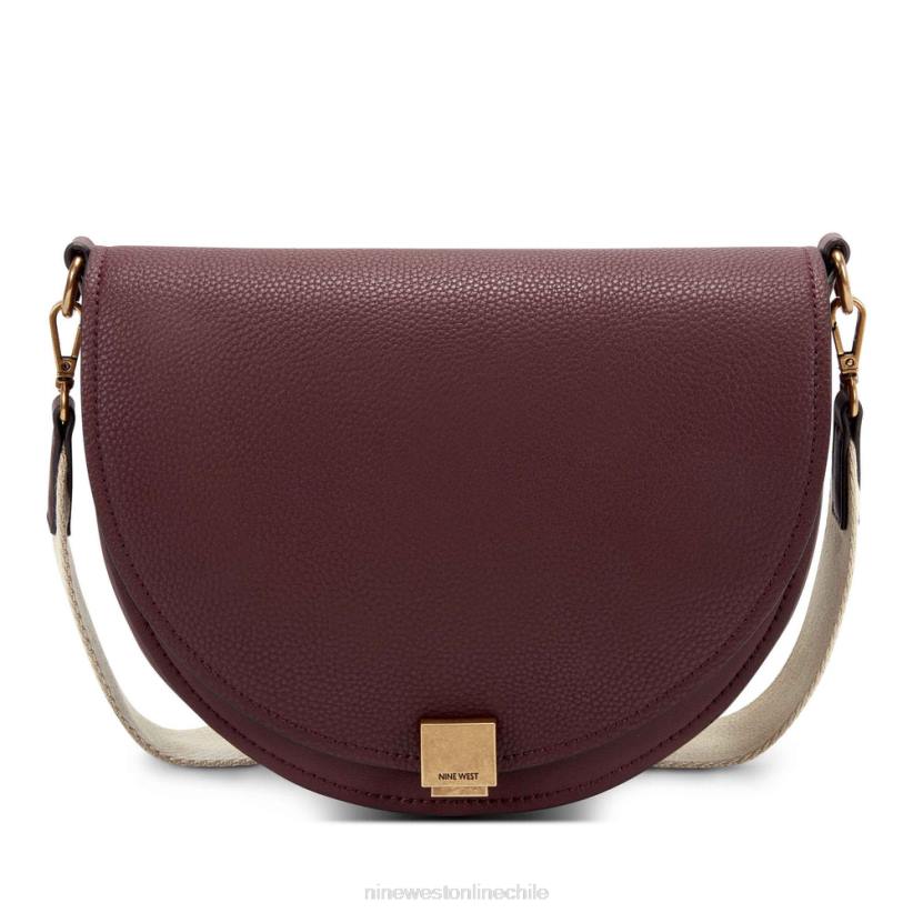 Nine West bolsa de sillín de génova 2Z2T2576 merlot Nine West chile carteras