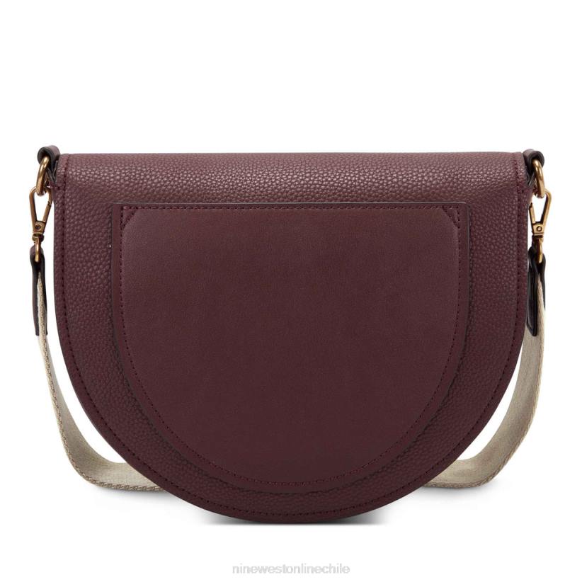 Nine West bolsa de sillín de génova 2Z2T2576 merlot Nine West chile carteras