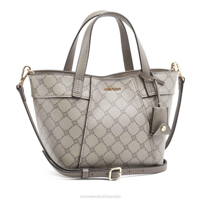 Nine West bolso crossbody pequeño Sunnyside 2Z2T2627 logotipo beige/pedernal Nine West cartera negra