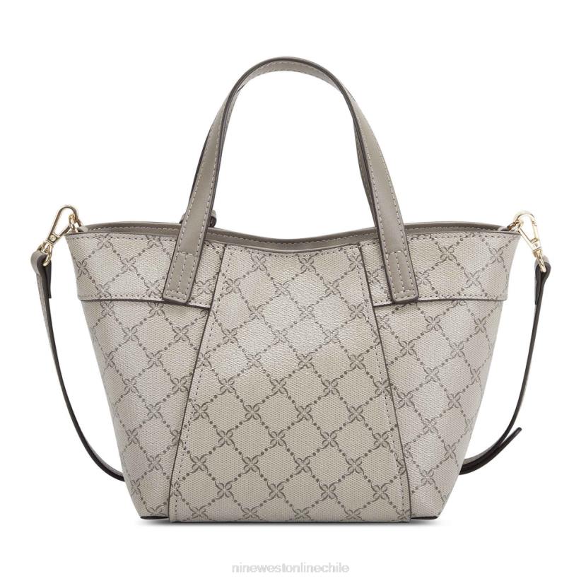 Nine West bolso crossbody pequeño Sunnyside 2Z2T2627 logotipo beige/pedernal Nine West cartera negra
