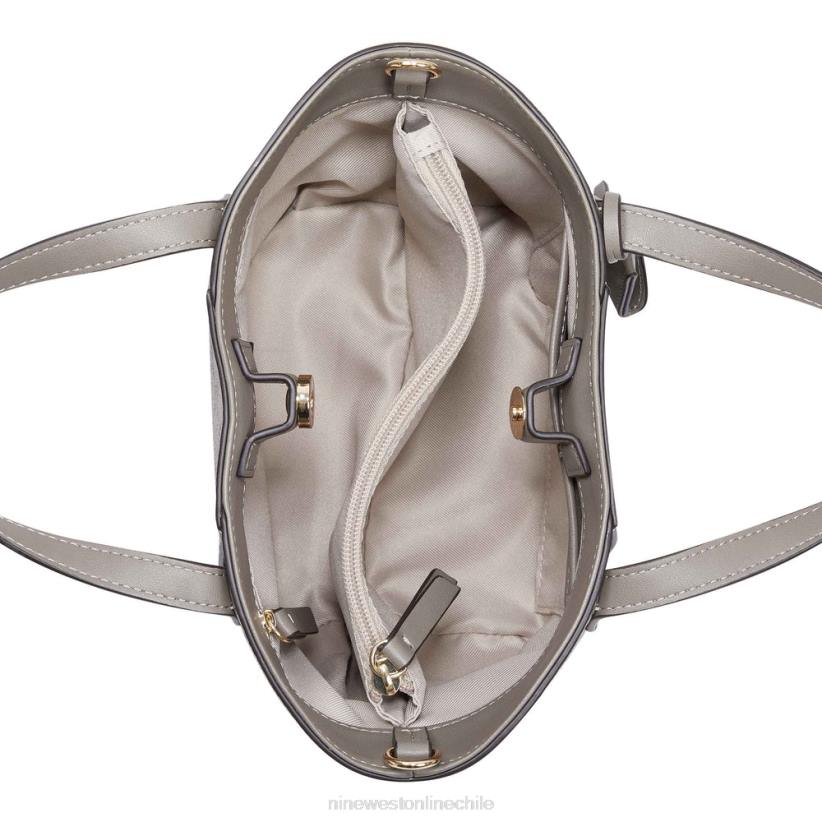 Nine West bolso crossbody pequeño Sunnyside 2Z2T2627 logotipo beige/pedernal Nine West cartera negra