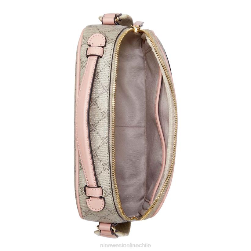 Nine West bolso para cámara pamela 2Z2T2597 logotipo beige/rosa Nine West cartera negra