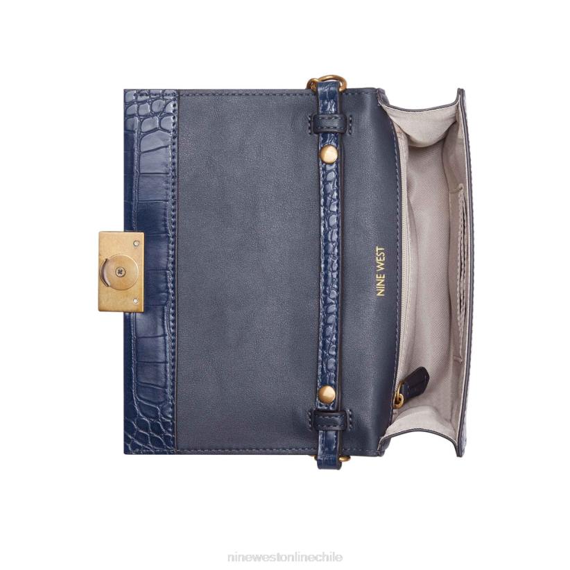 Nine West mini bandolera kathy con solapa 2Z2T2615 marina francesa Nine West cartera negra