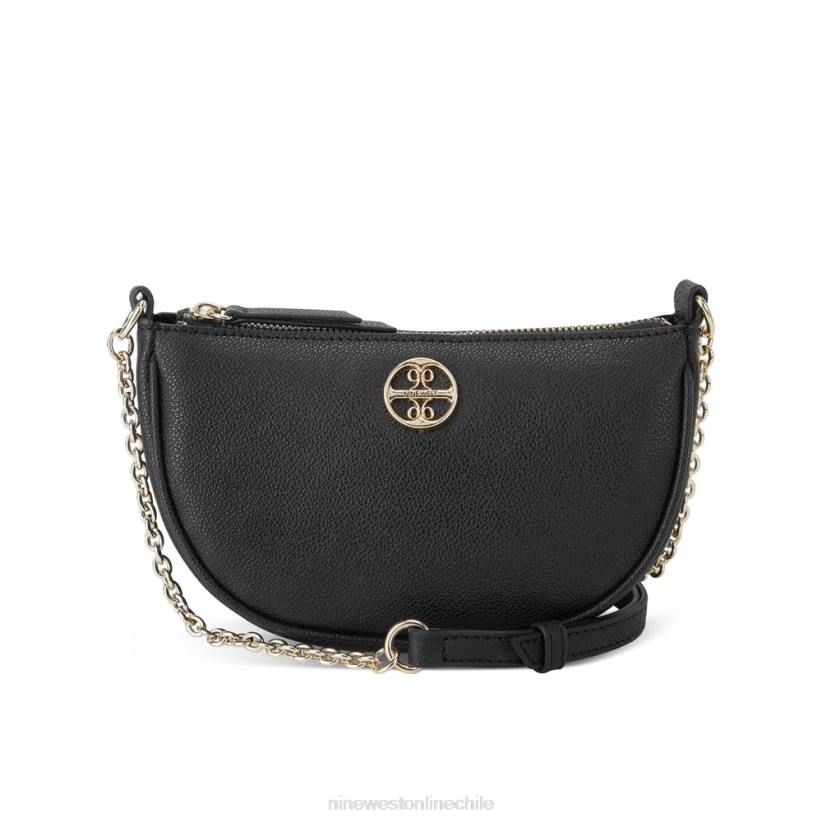 Nine West mini bandolera maud con cremallera superior 2Z2T2614 negro Nine West chile outlet