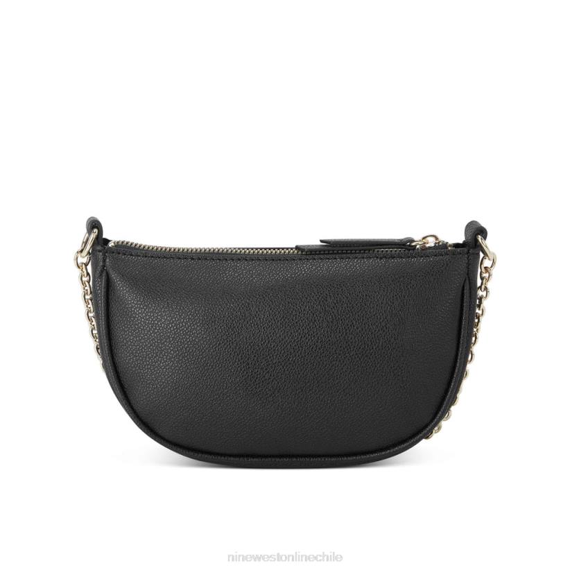 Nine West mini bandolera maud con cremallera superior 2Z2T2614 negro Nine West chile outlet