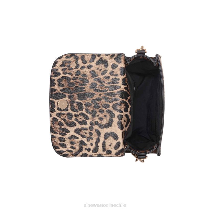 Nine West mini bandolera skylar con solapa 2Z2T2656 leopardo Nine West chile outlet