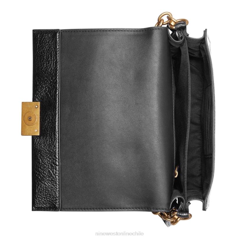 Nine West solapa cruzada kathy 2Z2T2651 negro Nine West cartera negra