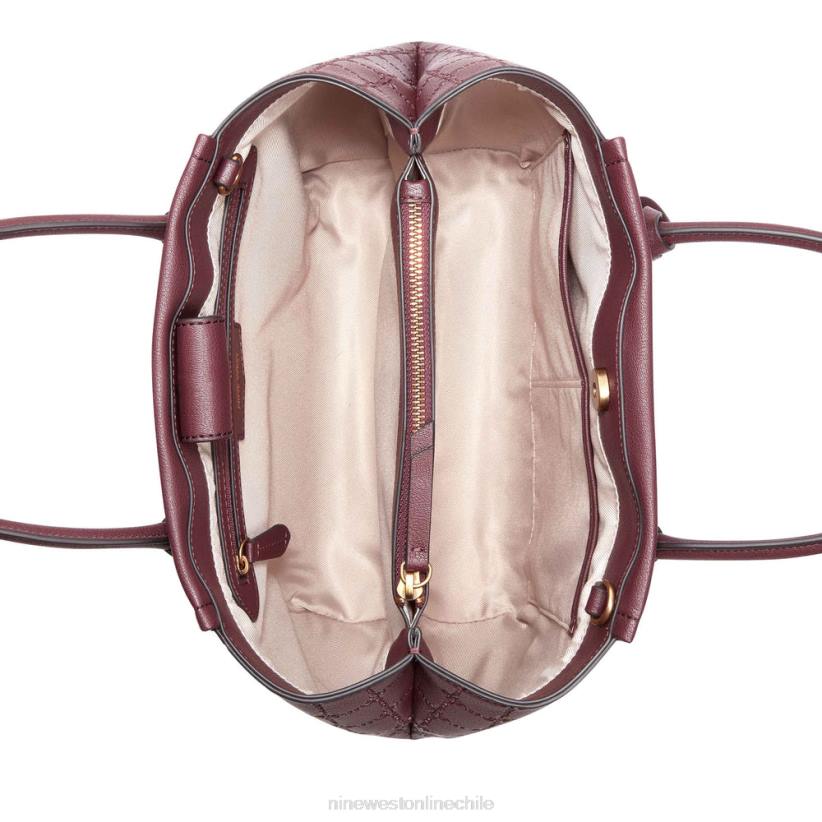 Nine West bolso camden jet set 2Z2T2733 merlot Nine West chile carteras