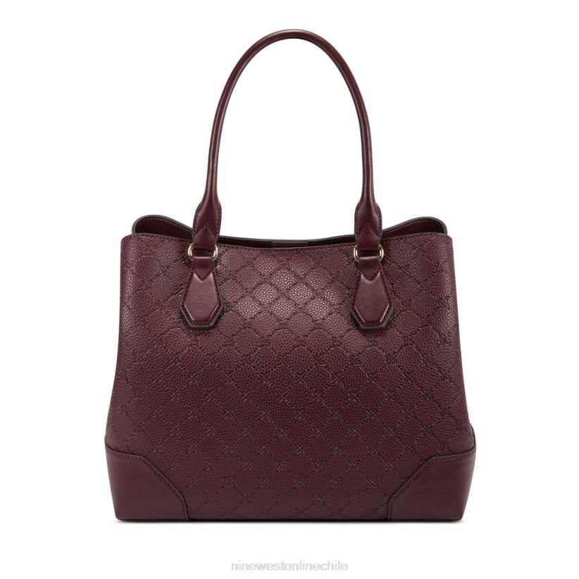 Nine West bolso de mano brooklyn jet set 2Z2T2734 logotipo de merlot Nine West chile outlet