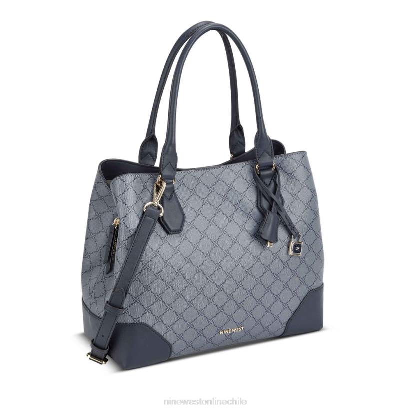 Nine West bolso de mano brooklyn jet set 2Z2T2742 logotipo de la marina francesa Nine West shoes