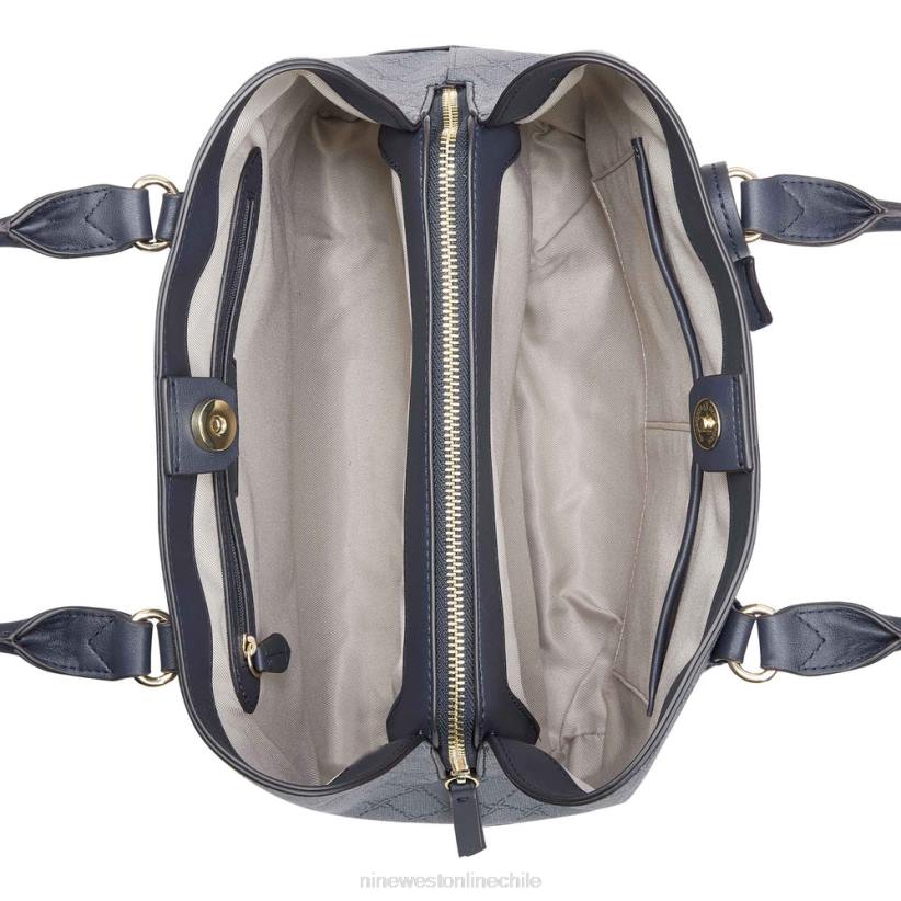 Nine West bolso de mano brooklyn jet set 2Z2T2742 logotipo de la marina francesa Nine West shoes