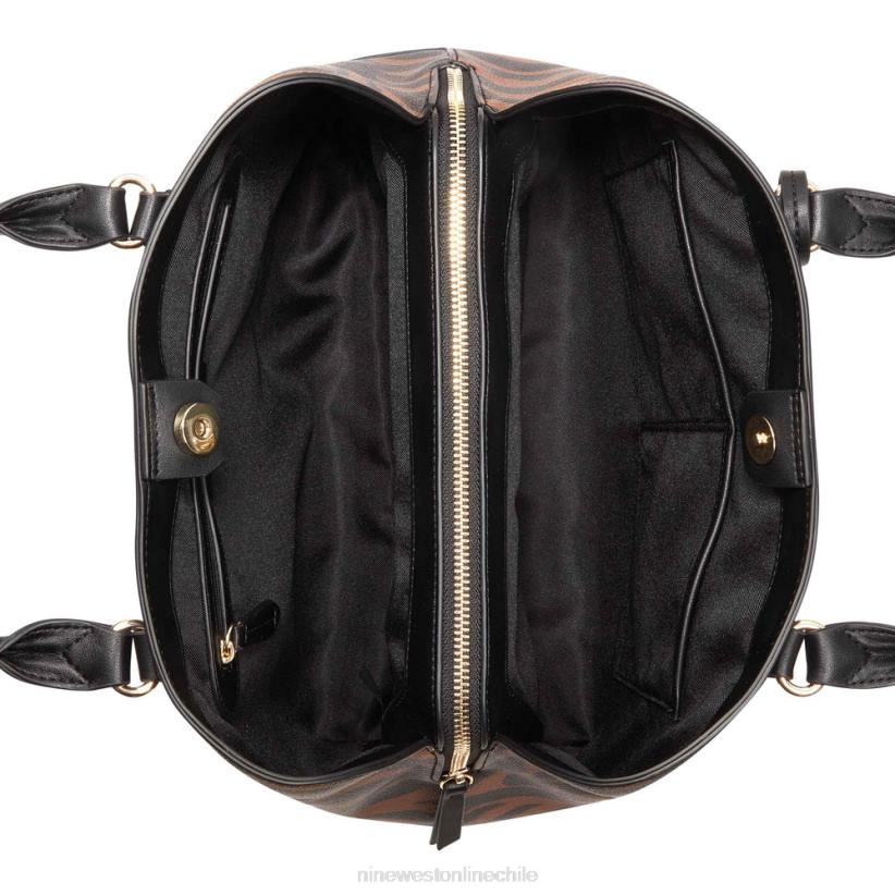 Nine West bolso de mano brooklyn jet set 2Z2T2749 negro/bronceado Nine West sandals