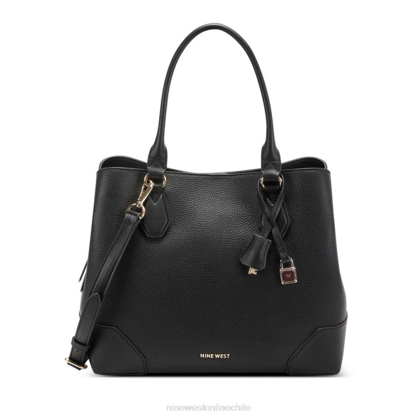 Nine West bolso de mano brooklyn jet set 2Z2T2801 guijarro negro Nine West cartera negra