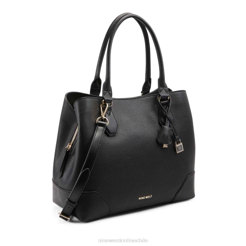 Nine West bolso de mano brooklyn jet set 2Z2T2801 guijarro negro Nine West cartera negra