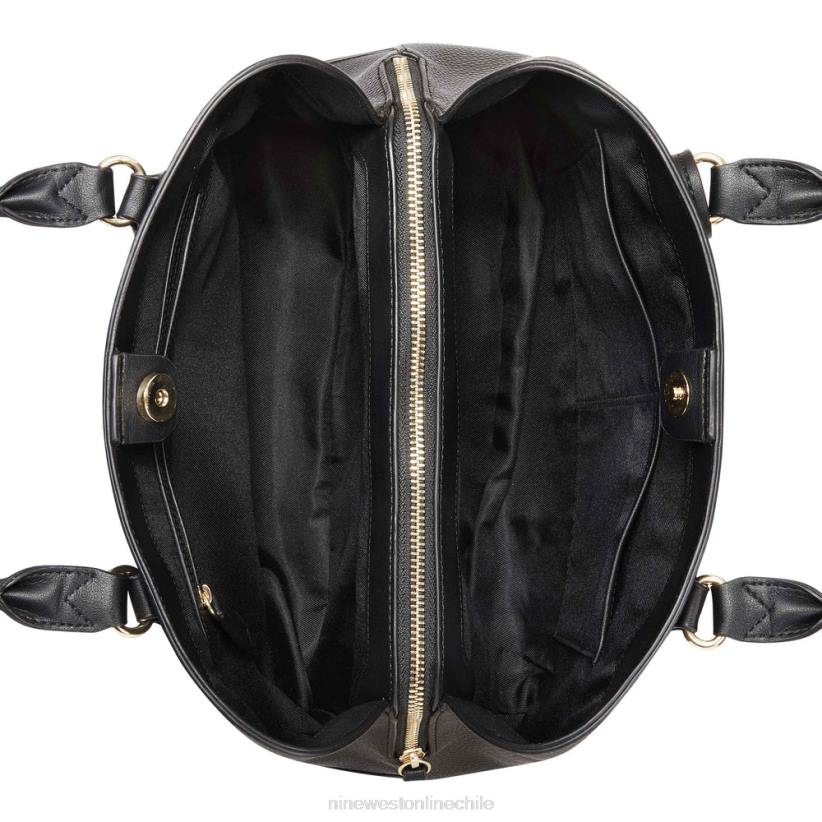 Nine West bolso de mano brooklyn jet set 2Z2T2801 guijarro negro Nine West cartera negra