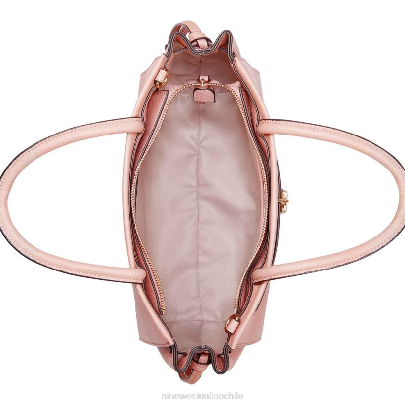 Nine West bolso elara 2Z2T2807 rosa tierra Nine West cartera negra