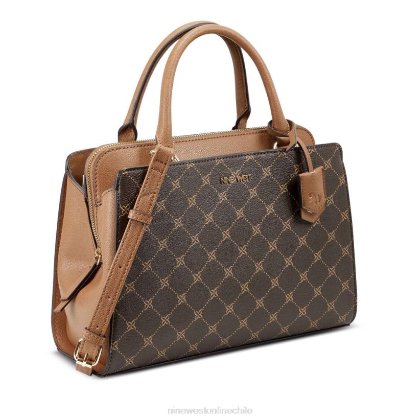 Nine West bolso endora 2Z2T2818 logotipo marrón/bronceado Nine West chile outlet